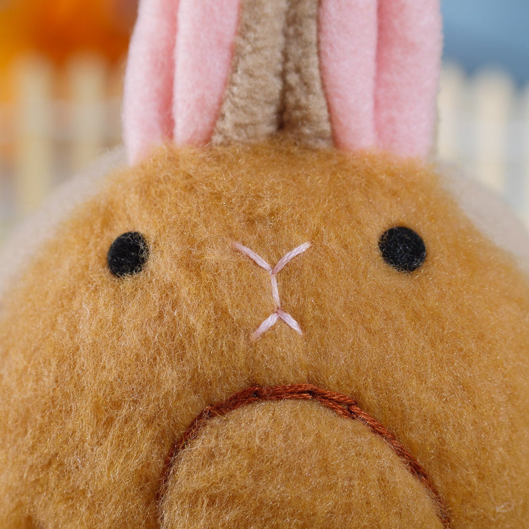 Cinnamon Bun Plush Toy - Cozy Bunny with Cinnamon Swirl by MarninSaylor