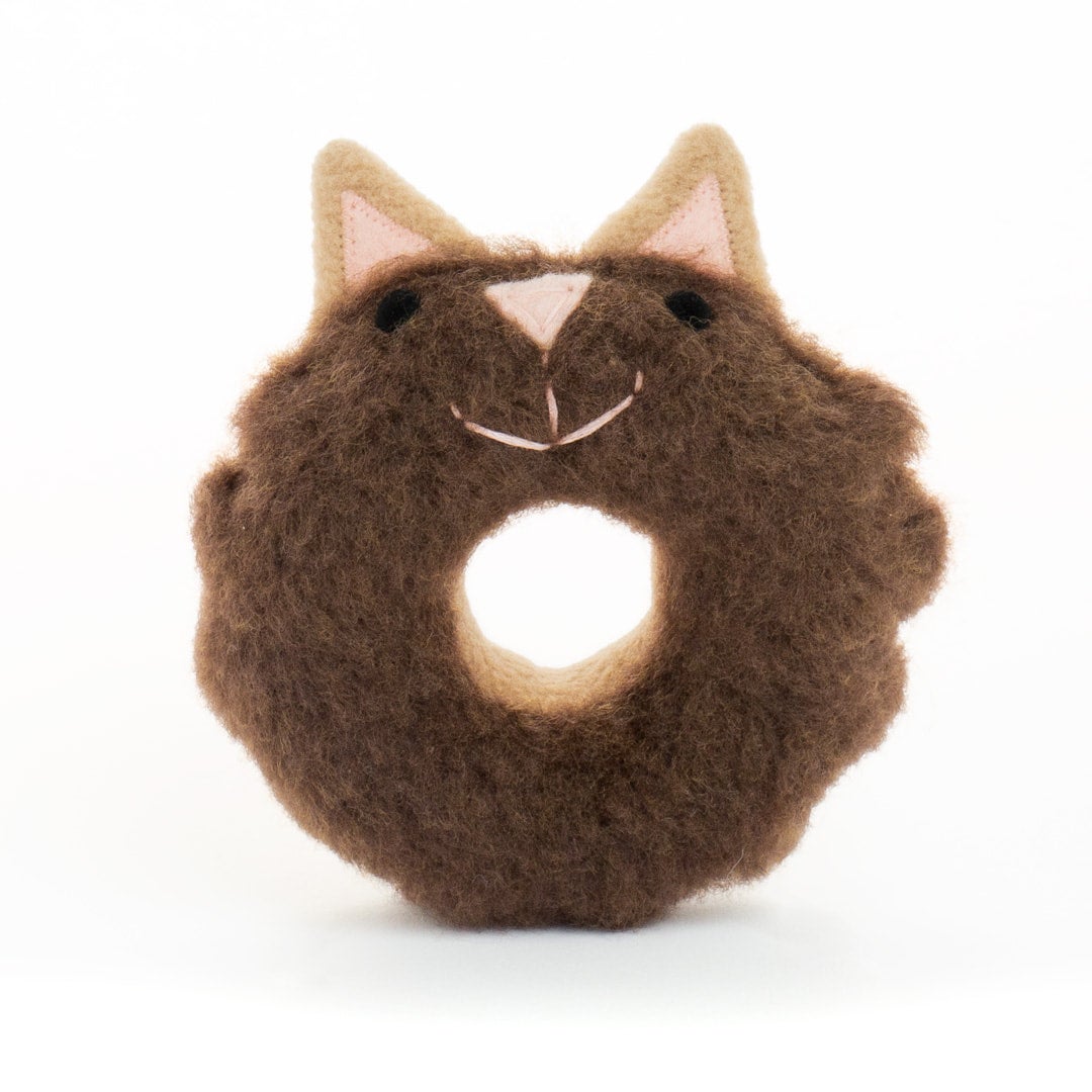 Donut Cat Handmade Toy Fleece Companion from MarninSaylor